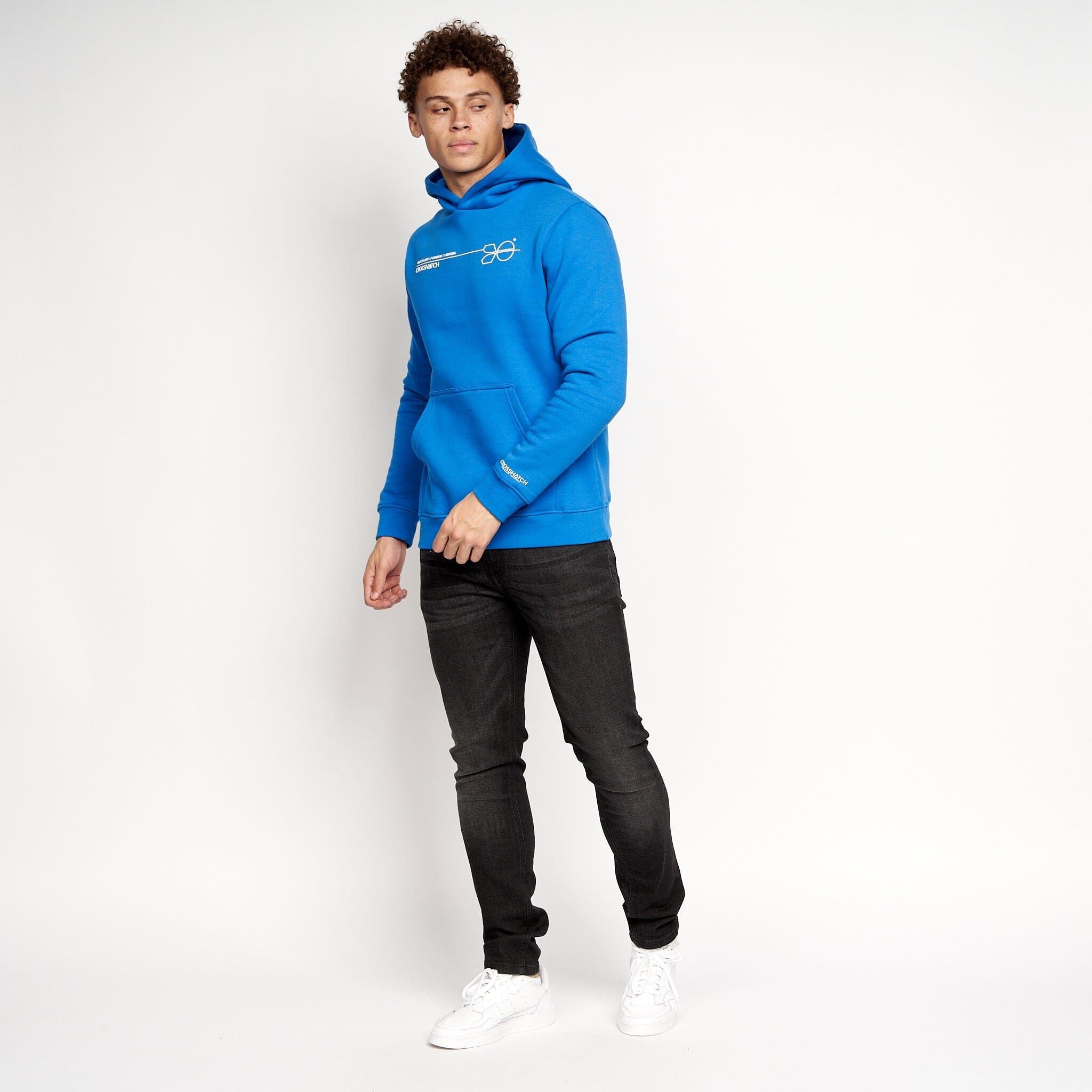 Mens Burmax Hoodie 2pk Blue/Grey