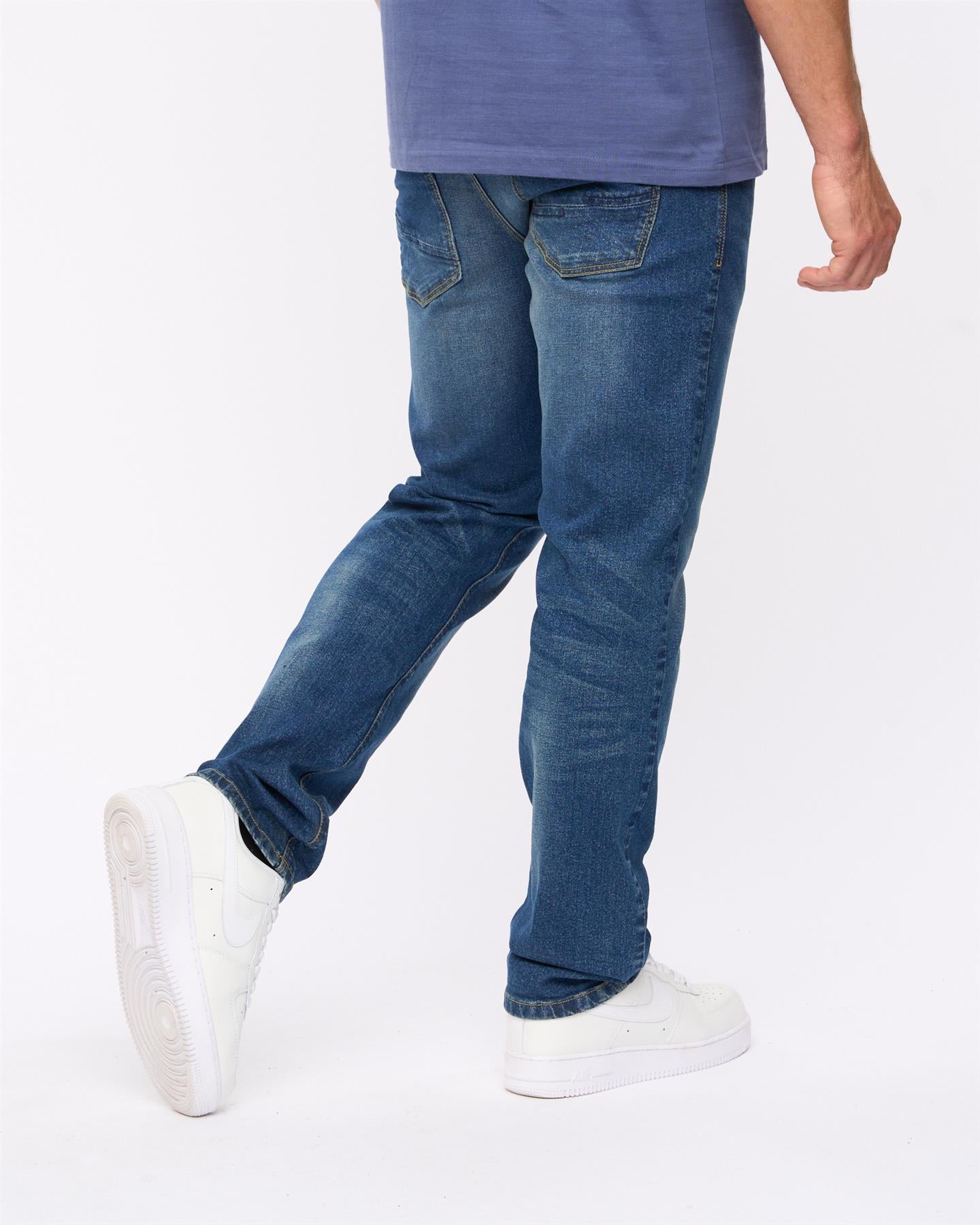Cadman Straight Jeans Stone Wash