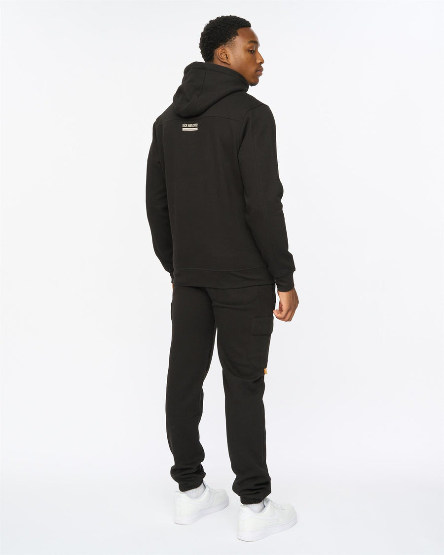 Mens Adamsberg Hoodie & Joggers Set Black