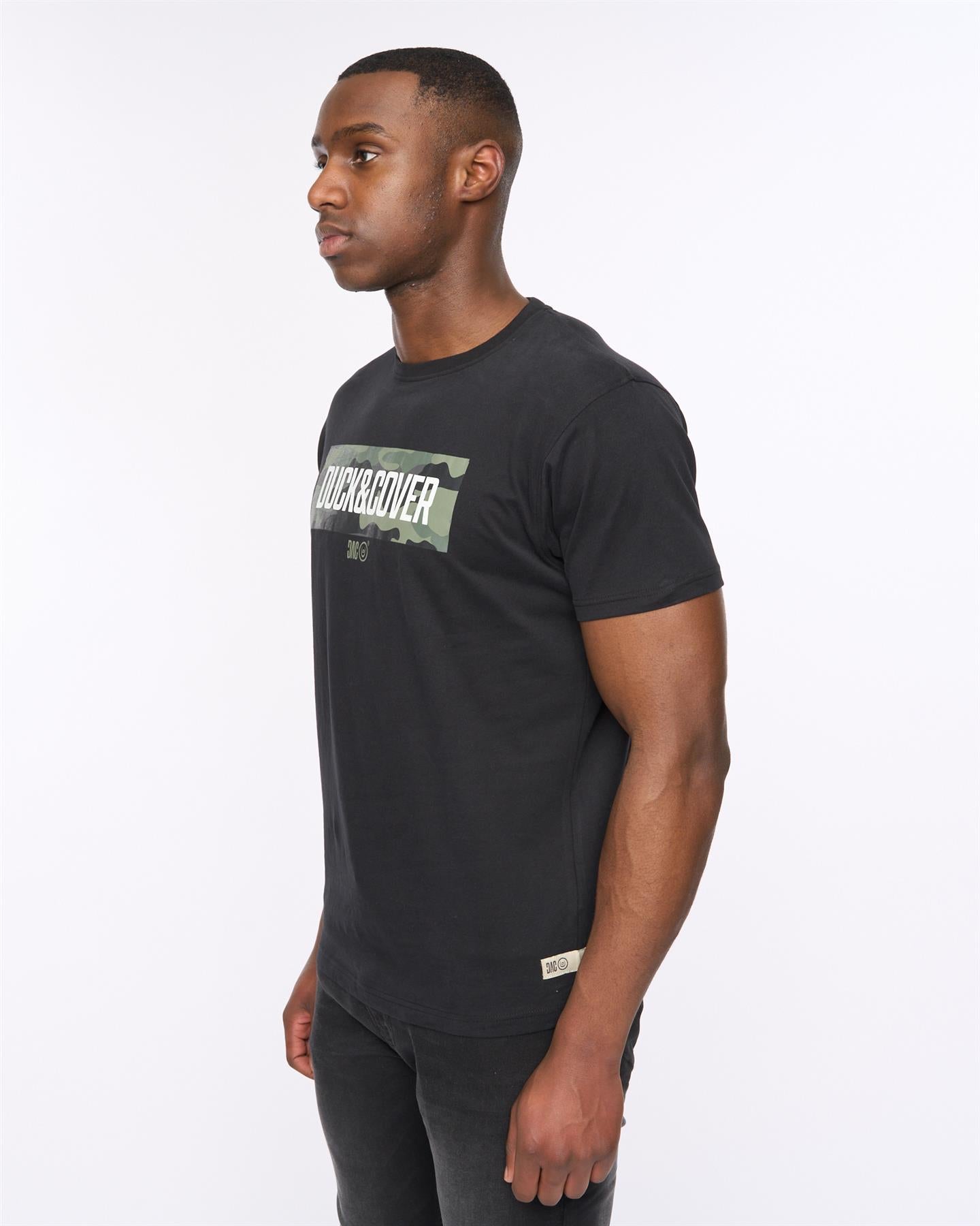 Mens Camotrax T-Shirt Black