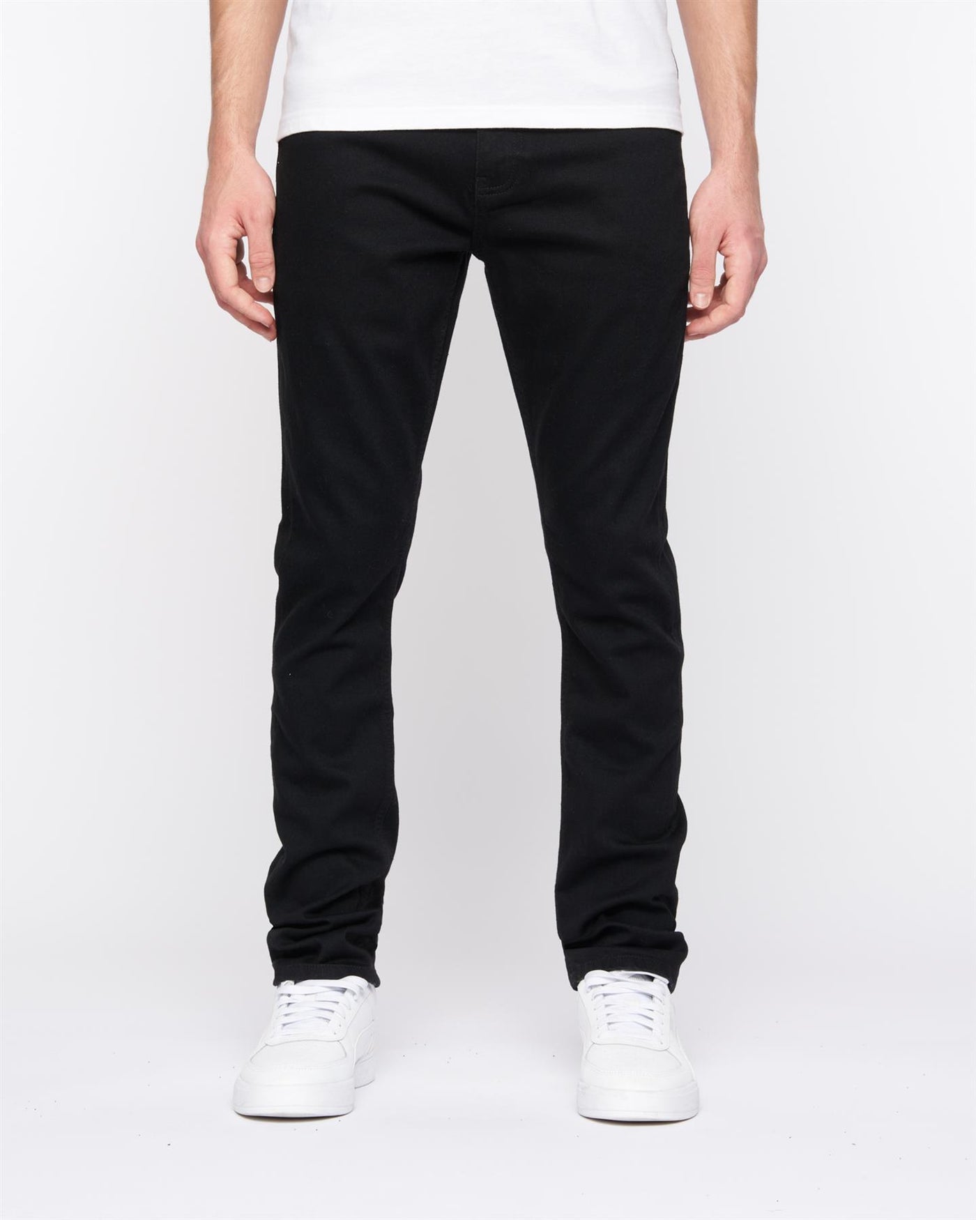 Mens Overburg Tapered Jeans Black