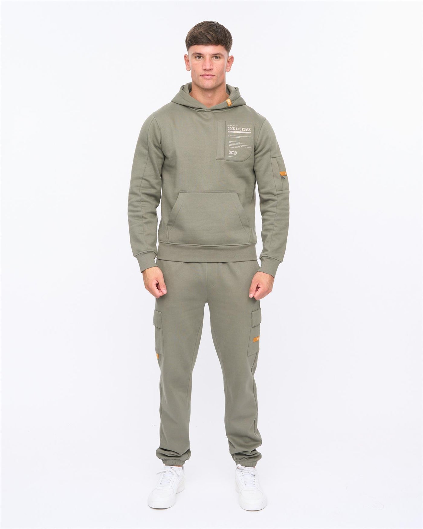 Mens Adamsberg Hoodie Dark Olive