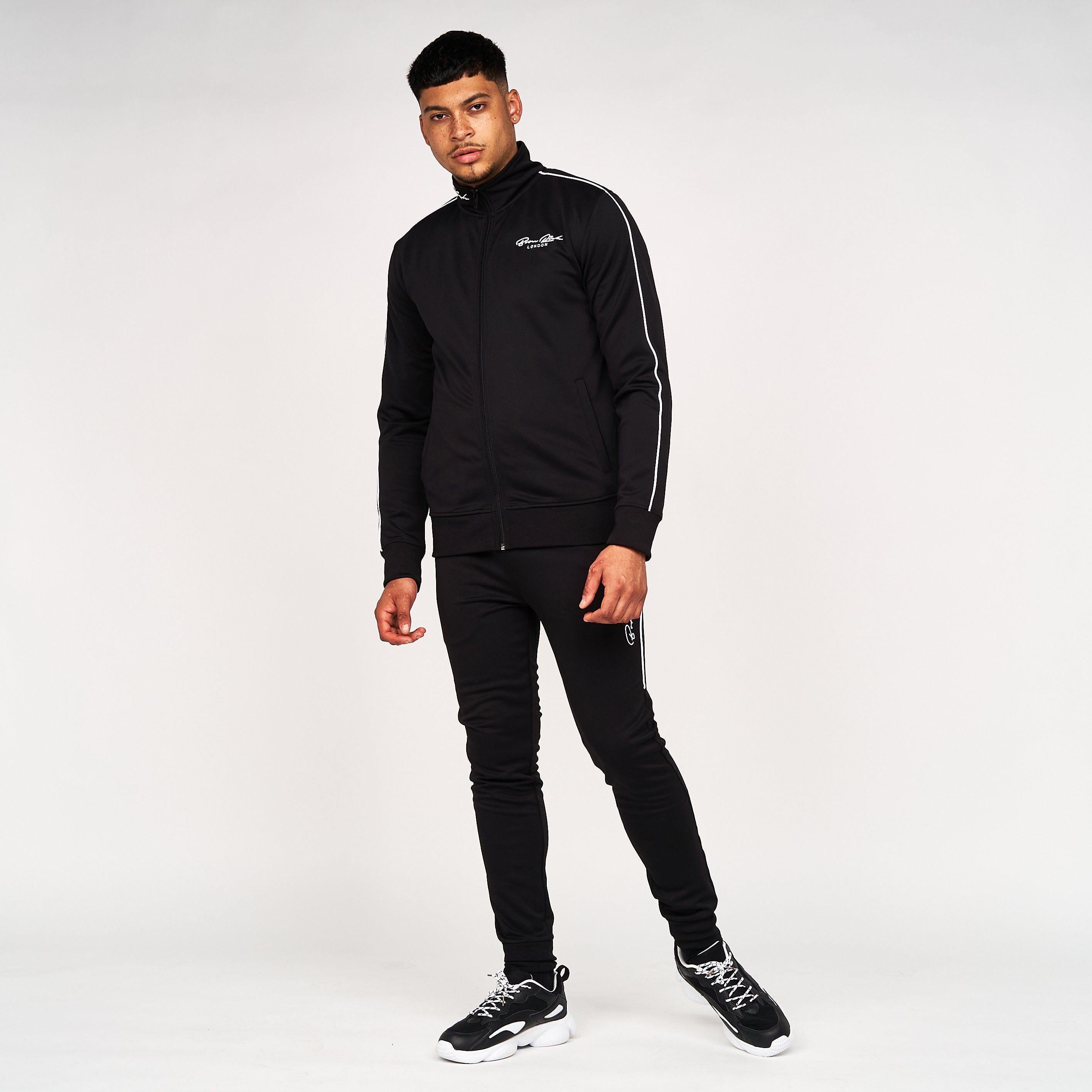 Mens Granero Zip Thru Tracktop Black