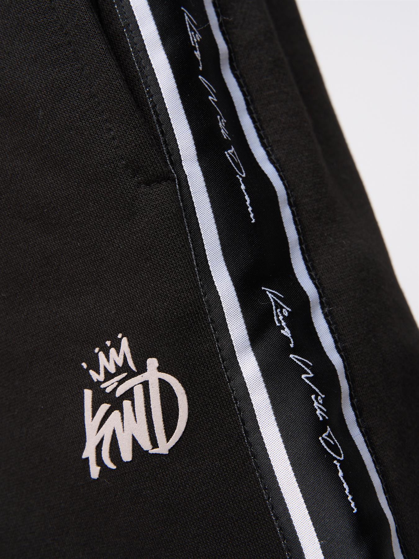 Kids Boys Techy Taped Tracksuit Black