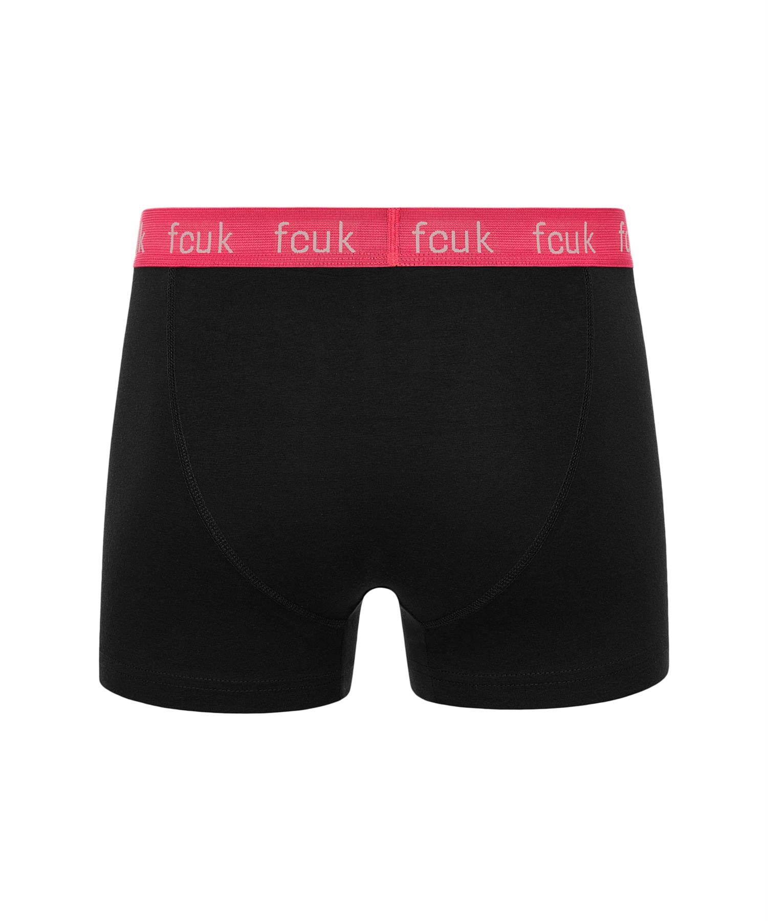 Mens FCUK2 Boxers 3pk Black