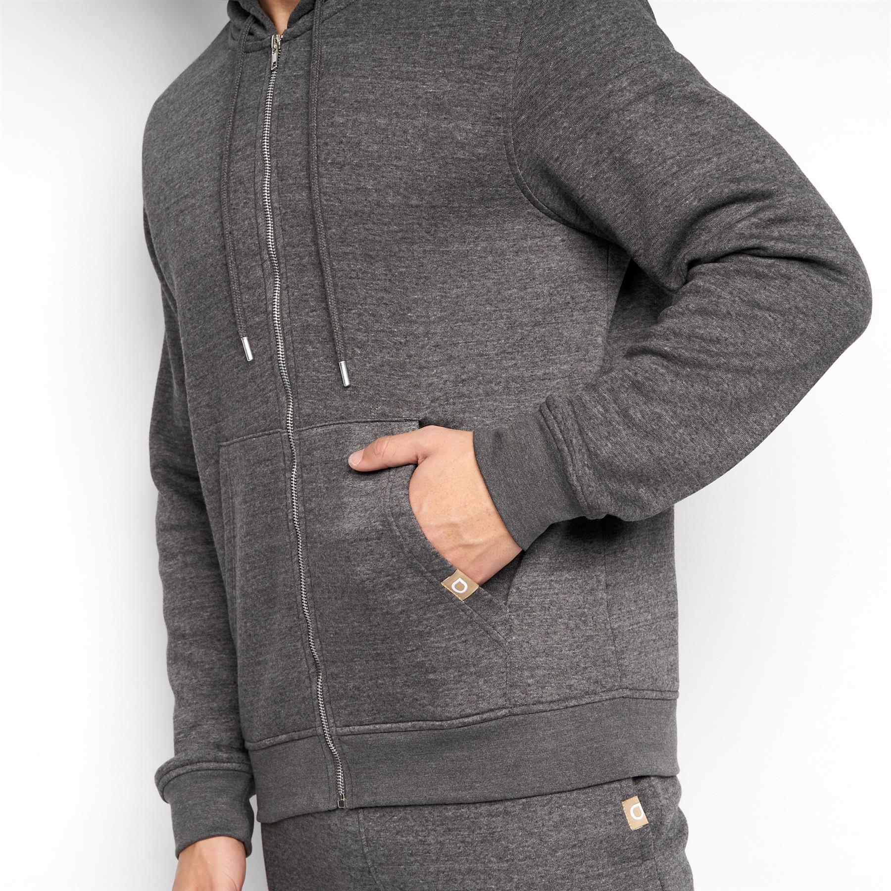 Garret MVE Zip Thru Hoodie Charcoal Marl