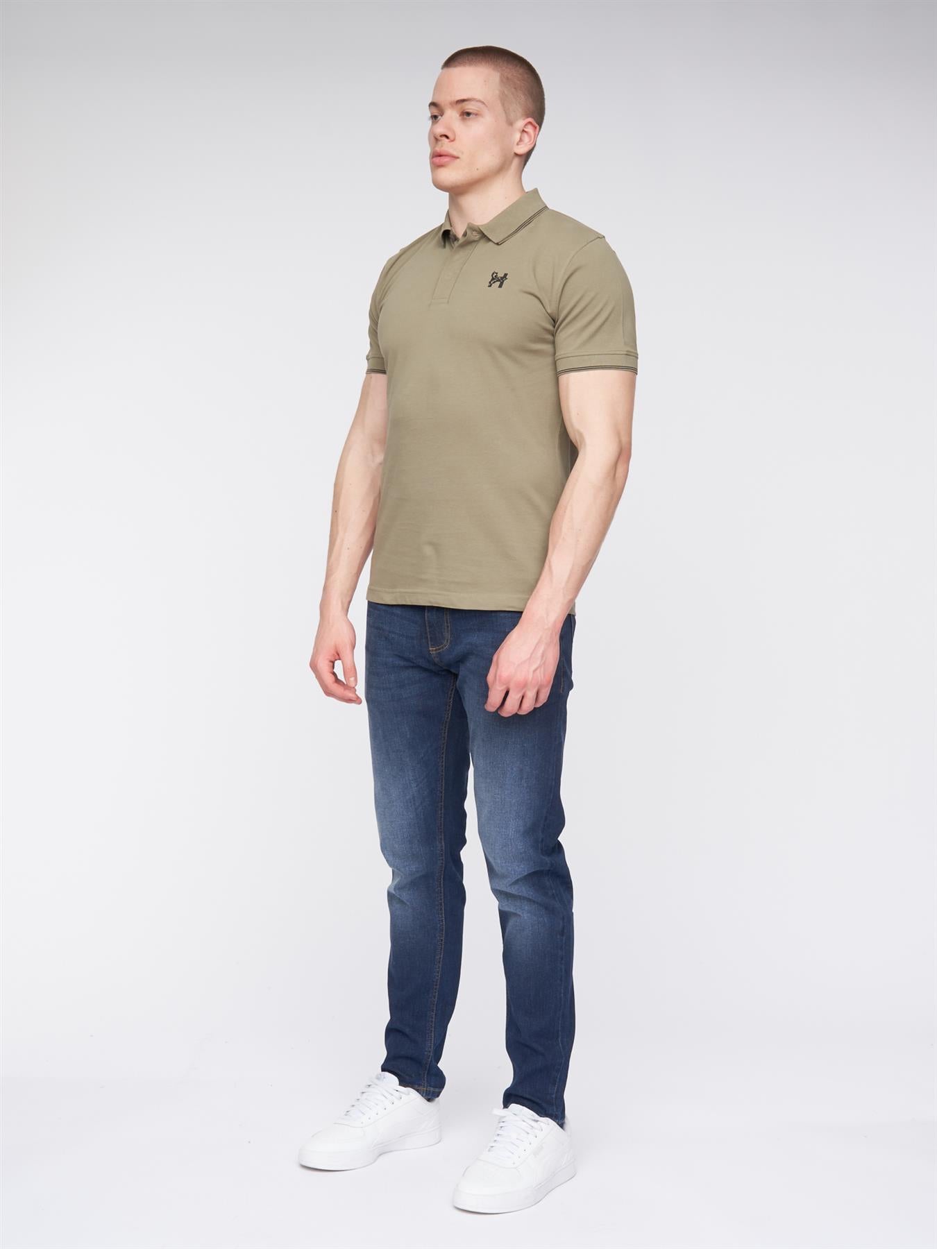 Mens Moorehen Polo Dusty Olive