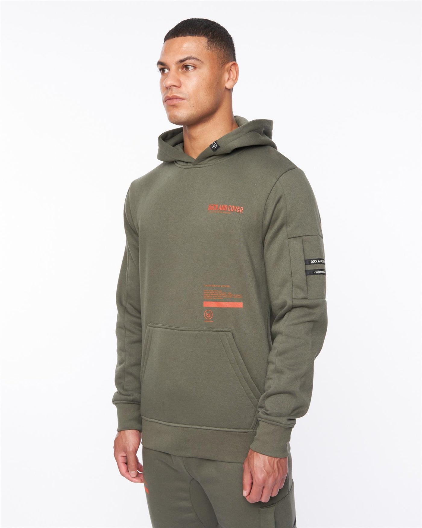 Mens Heningys Hoodie Dark Olive