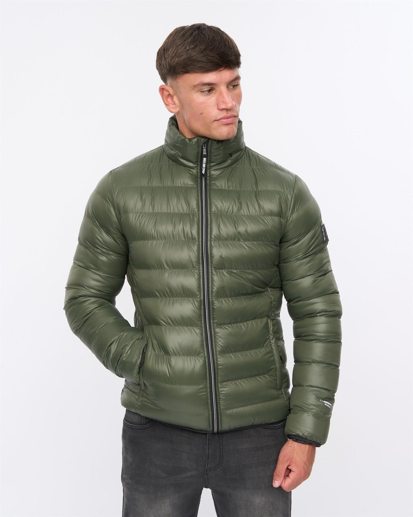 Mens Shemmy Two Quilted Jacket Dark Olive