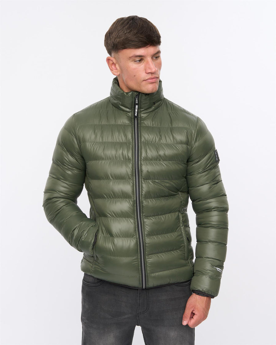 Mens Shemmy Two Quilted Jacket Dark Olive