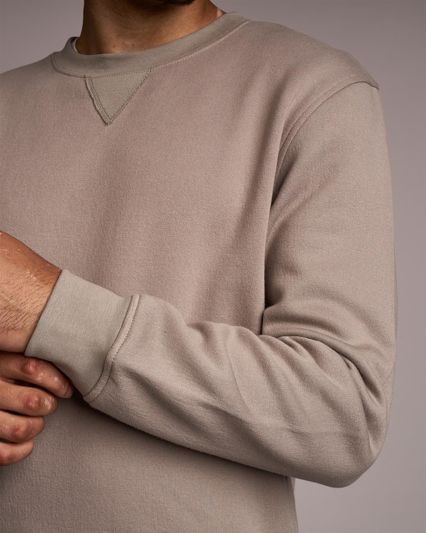 Mens Cranwood Crew Sweat Stone