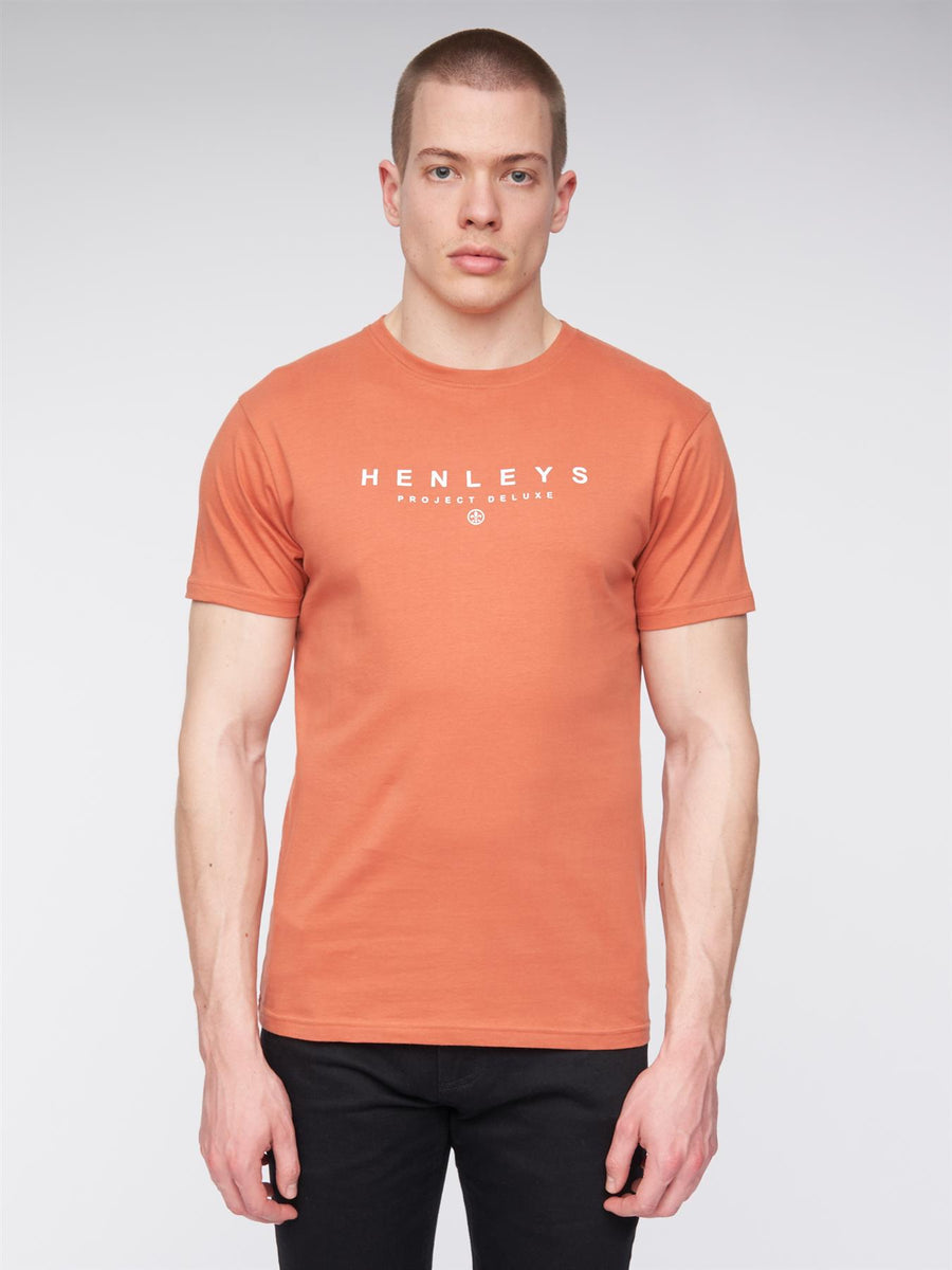 Mens Ninesix T-Shirt Brick Red