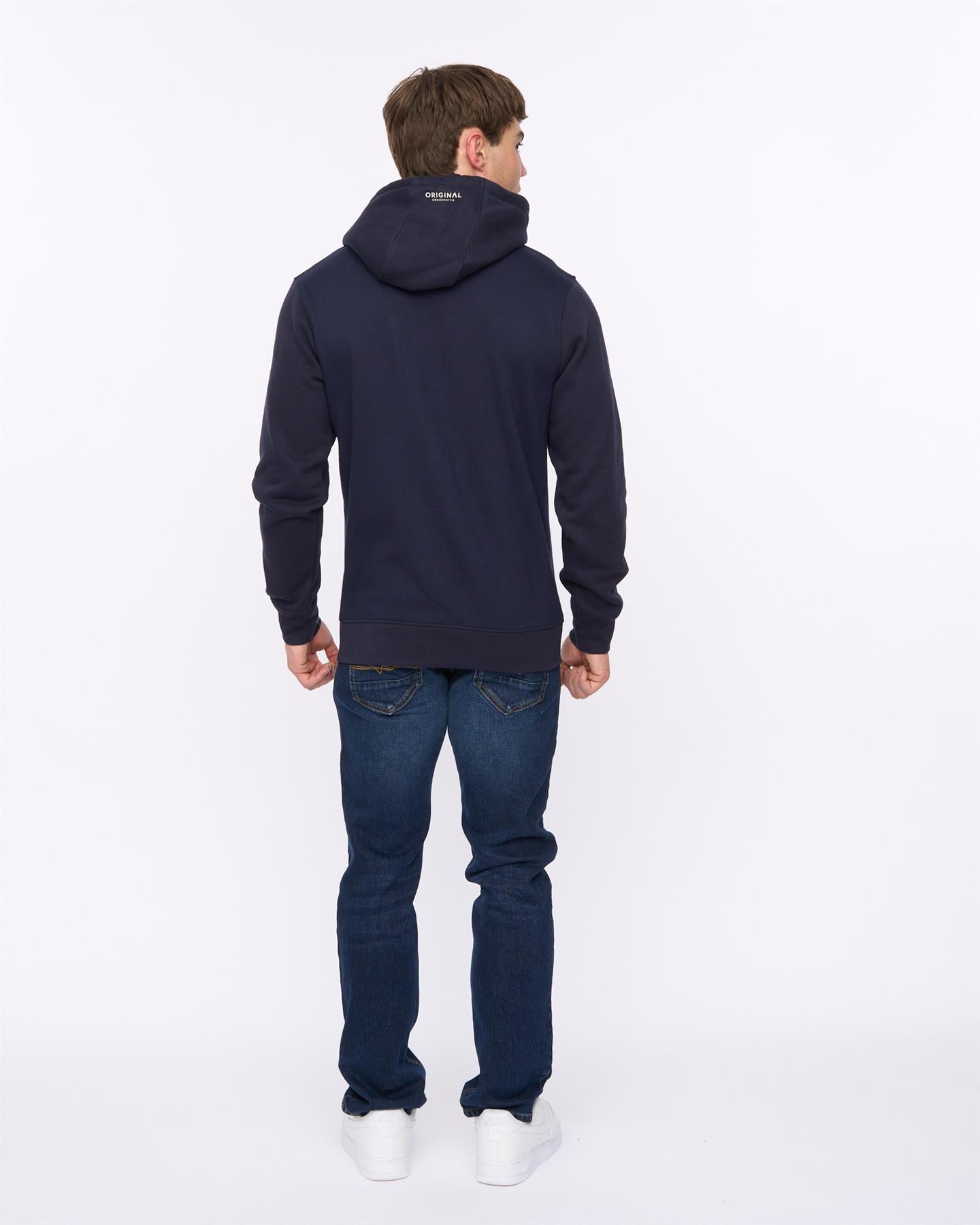 Mens Hellmere Hoodie Navy