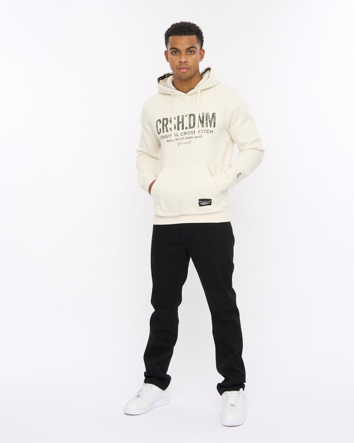 Mens Campbox Hoodie Off White