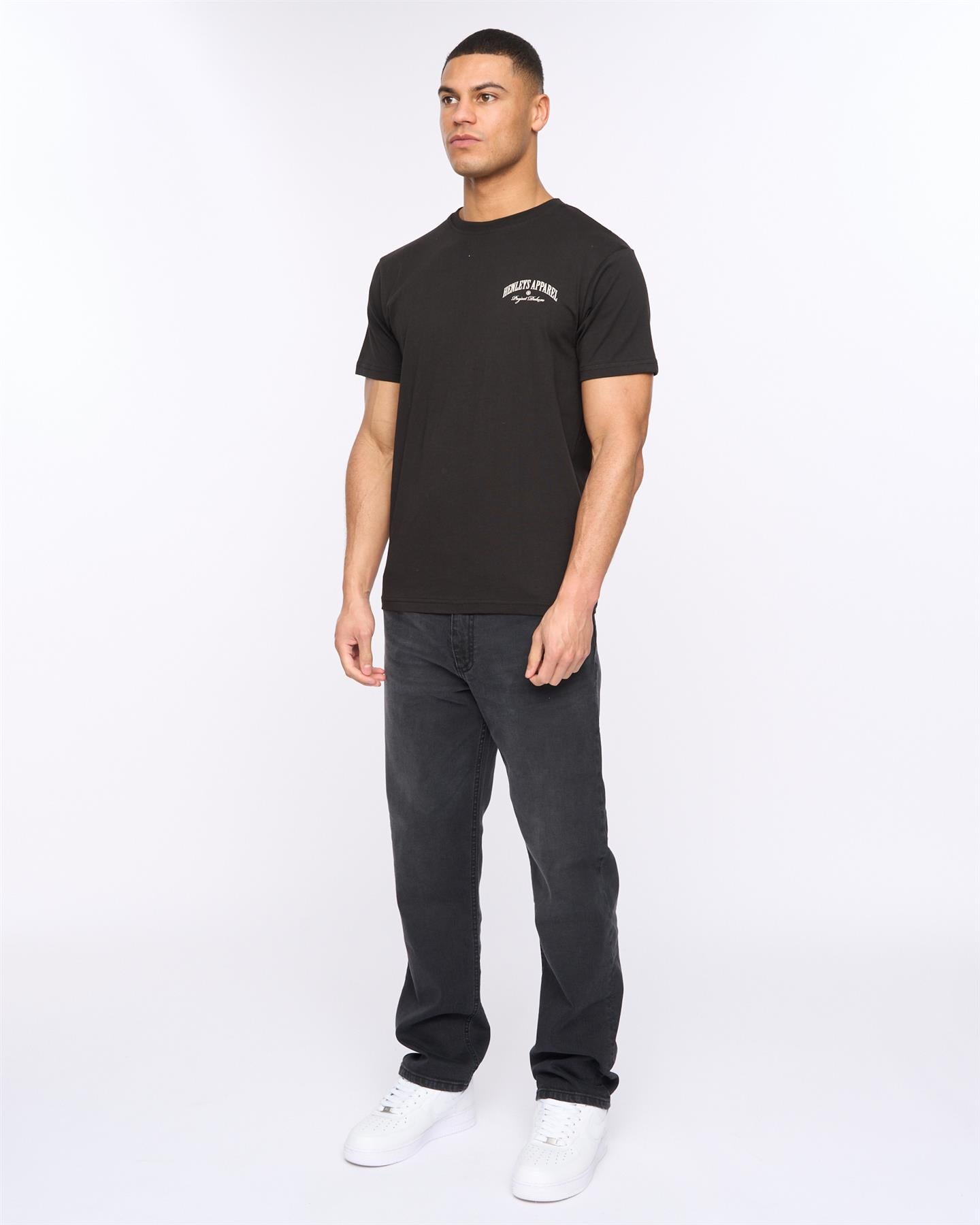 Mens Breeze Straight Fit Jeans Black Wash