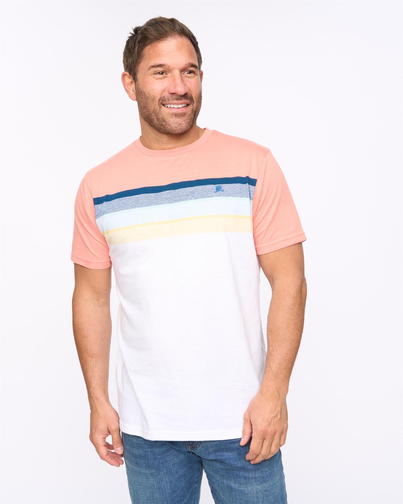 Mens Fenshaw T-Shirt Coral