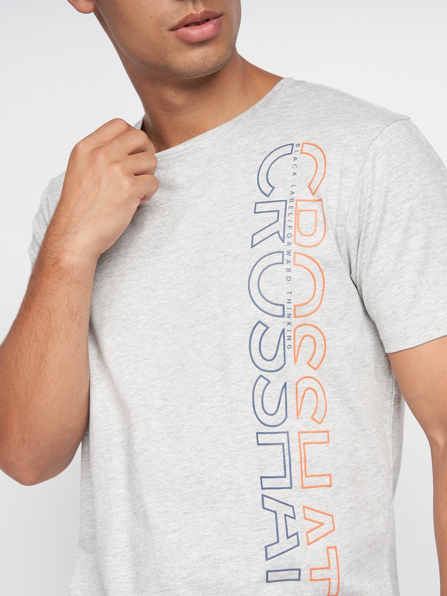 Cramtar T-Shirt 2pk Navy/Grey Marl