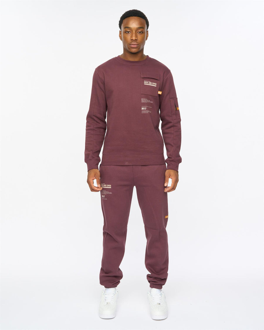 Mens Applewold Joggers Raisin