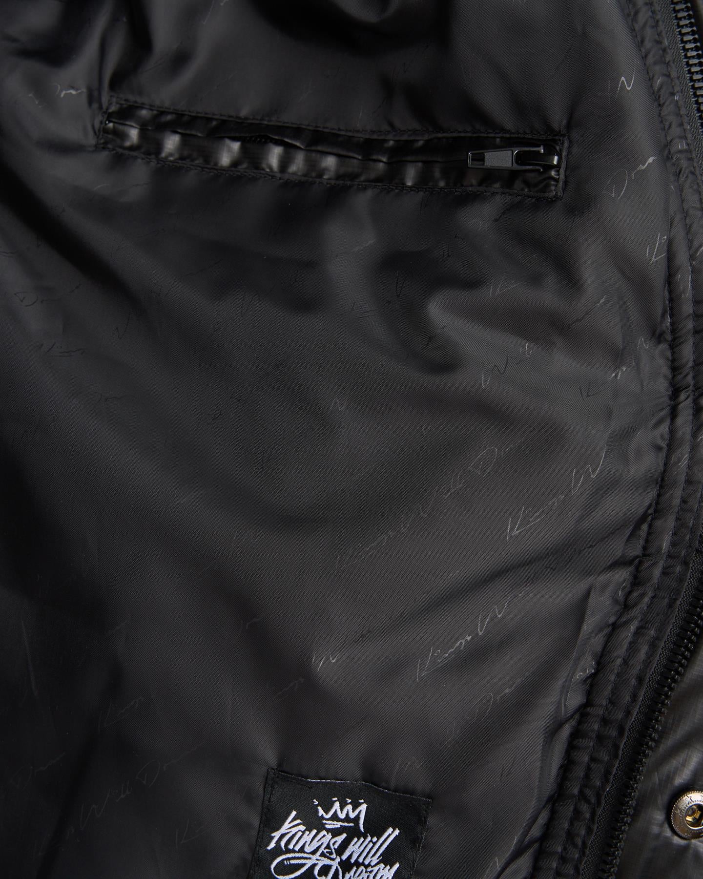 Mens Welcome Puffer Jacket Black