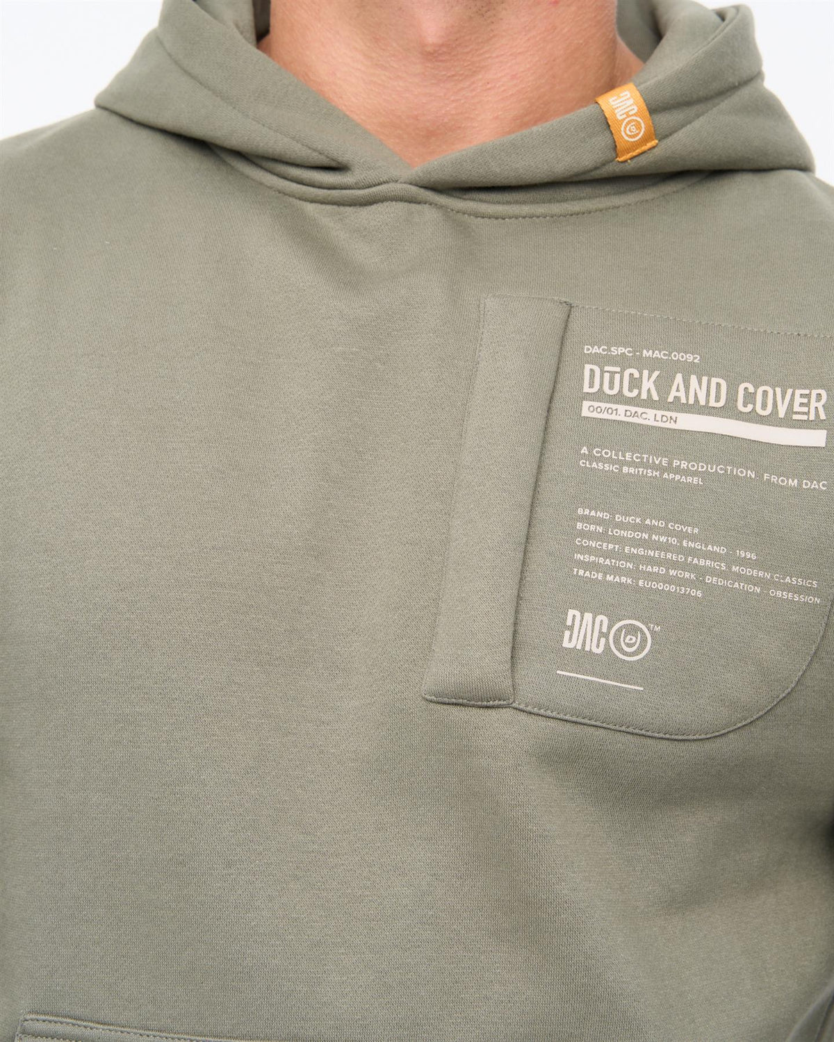 Mens Adamsberg Hoodie & Joggers Set Dark Olive