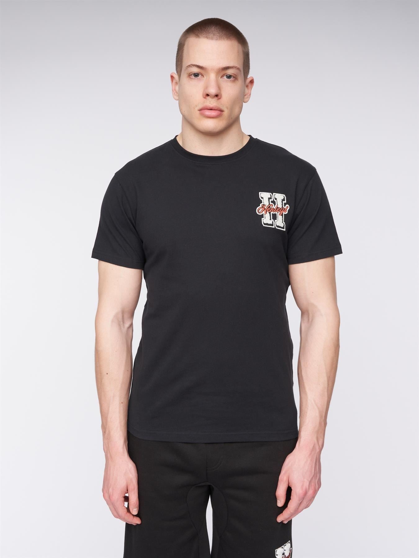 Mens Aitchen T-Shirt Black
