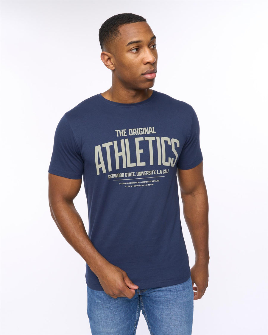 Mens Athwood T-Shirt Navy