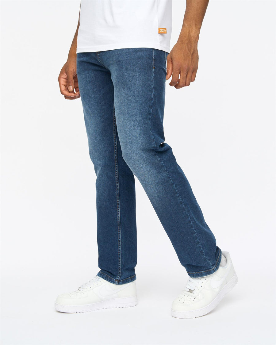 Mens Janstar Straight Leg Jeans Dark Wash