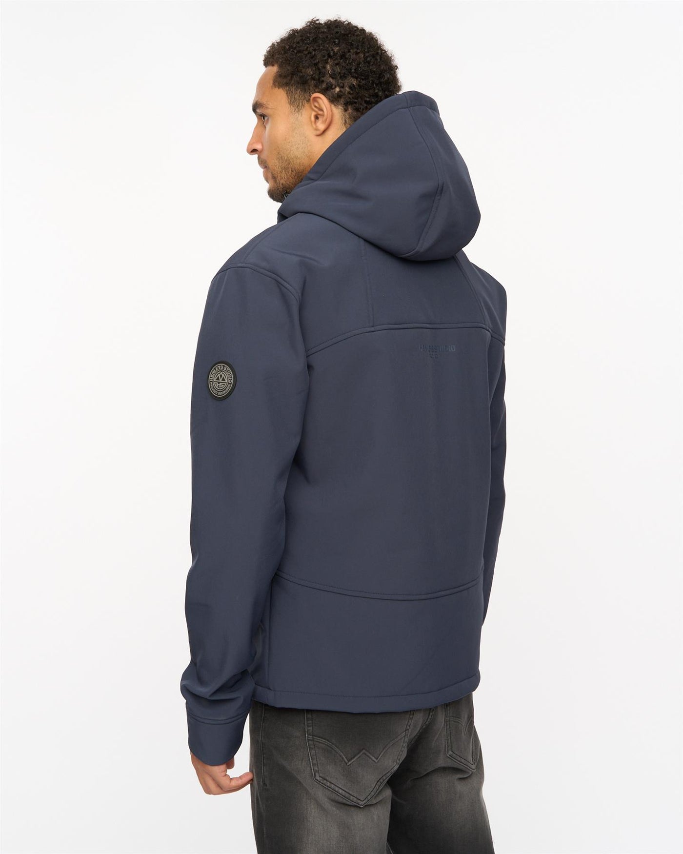 Mens Expand Soft Shell Jacket Navy