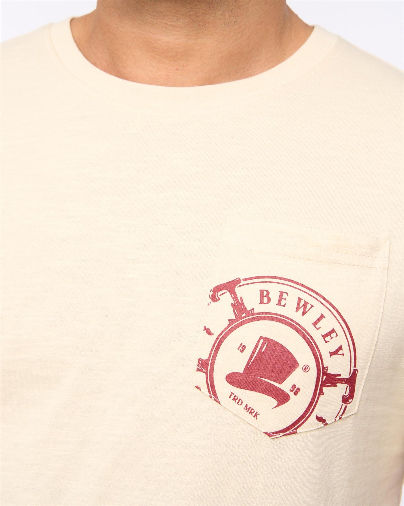 Mens Kinson T-Shirt Stone