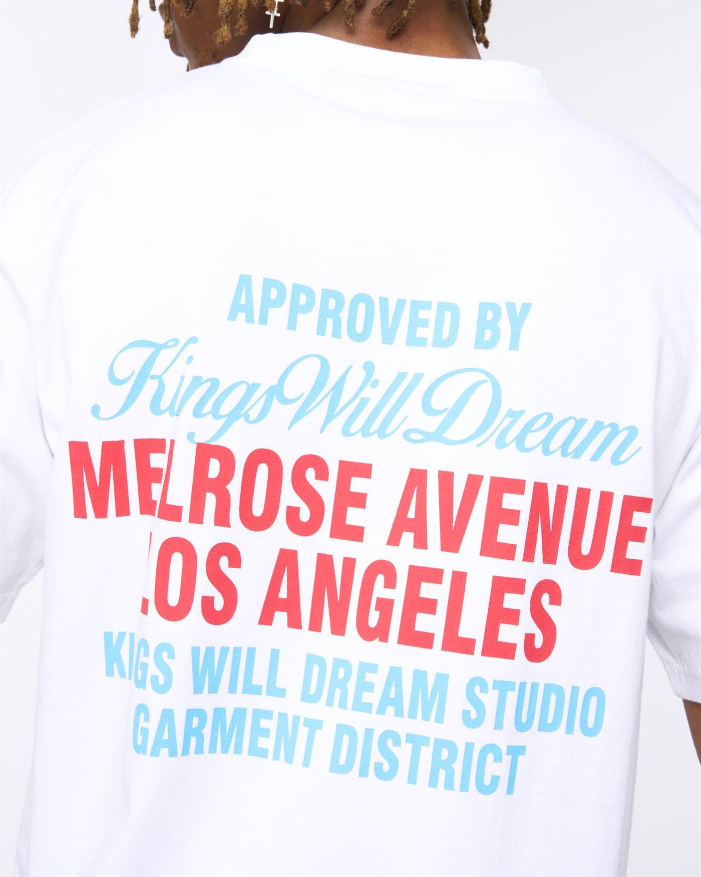 Mens Melrose Relaxed Fit T-Shirt White