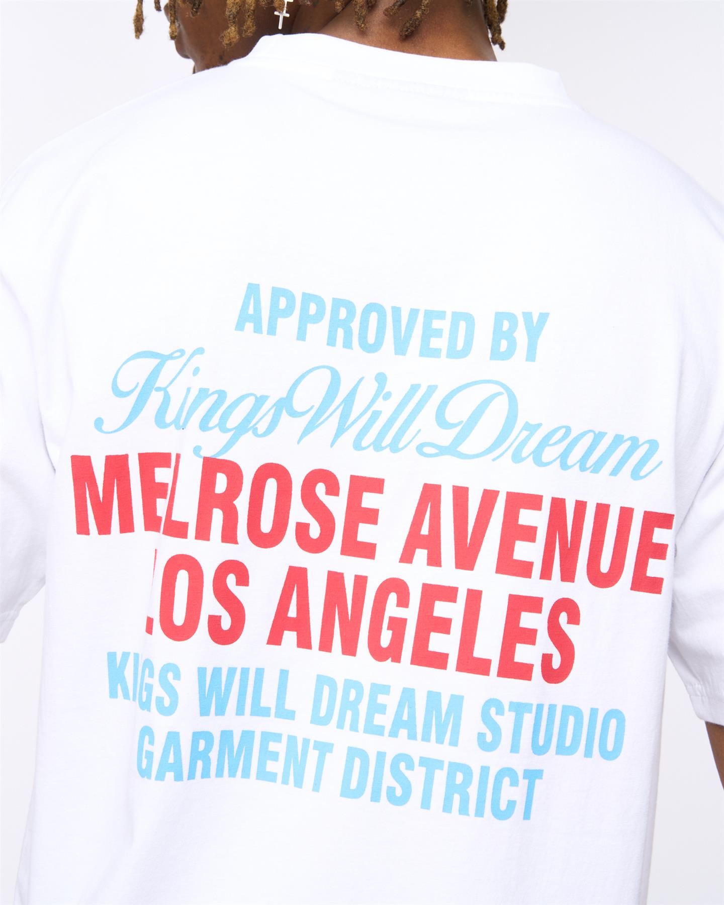 Mens Melrose Relaxed Fit T-Shirt White