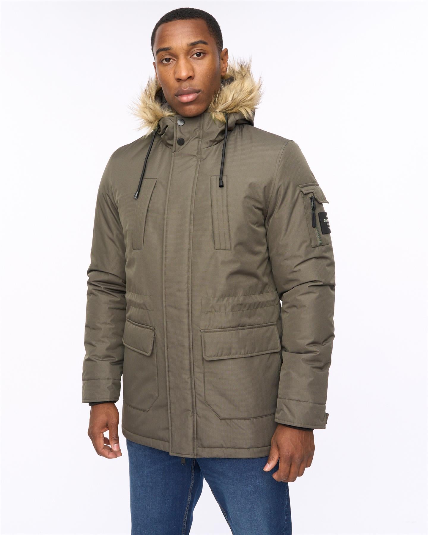 Mens Parkmoore Parka Dark Olive