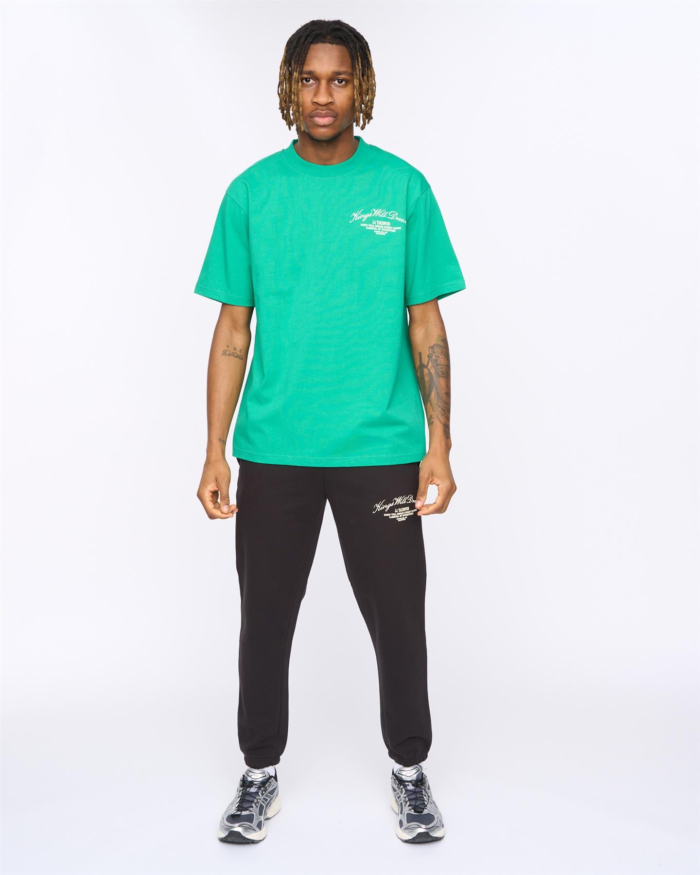 Mens Arch Oversized T-Shirt Green