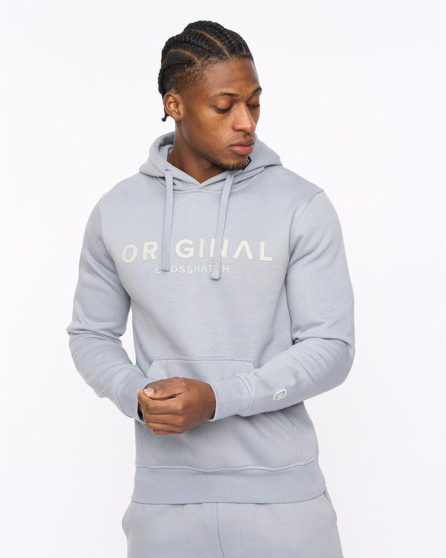 Mens Bardon Hoodie Steel Blue