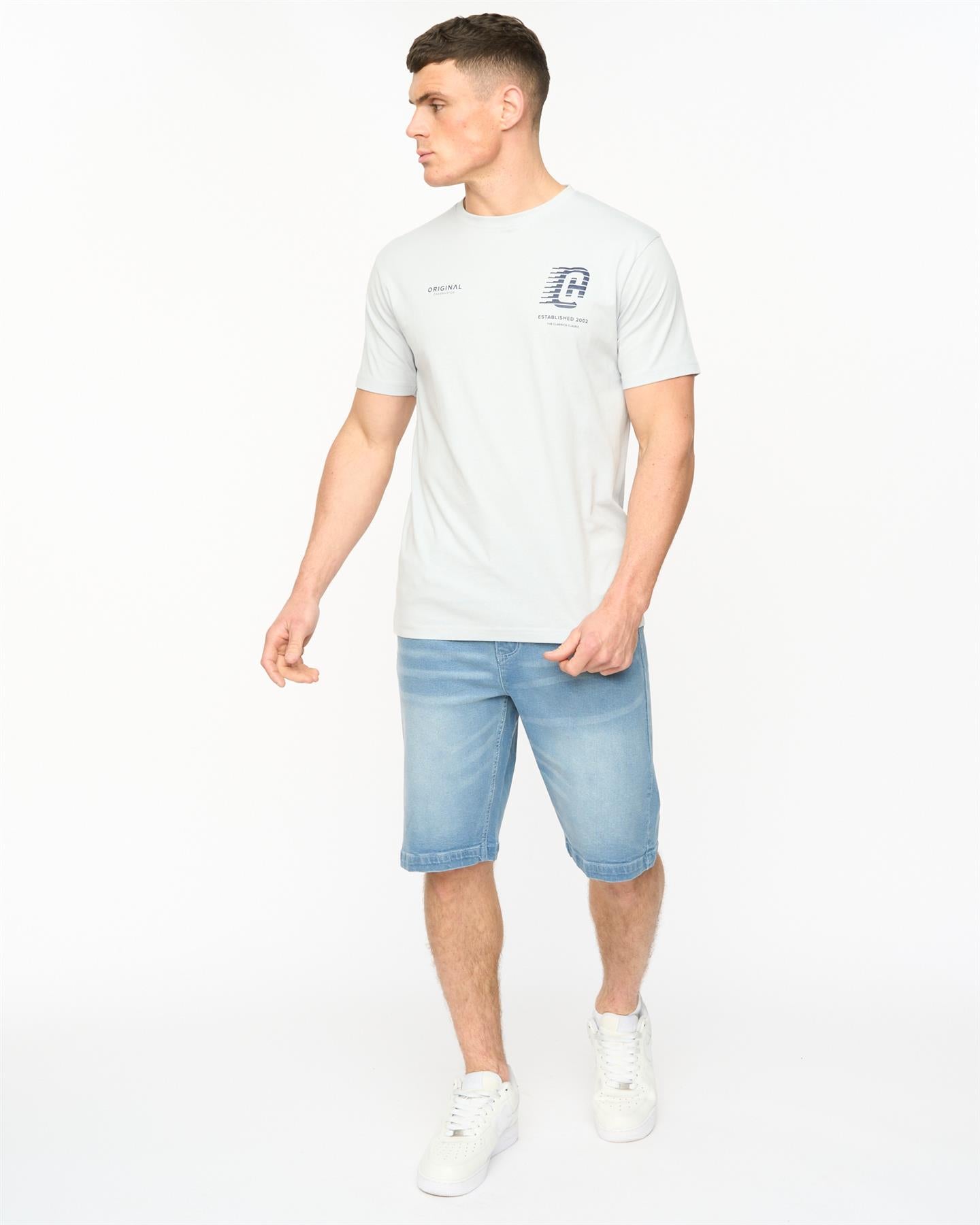 Mens Morville T-Shirt Light Blue