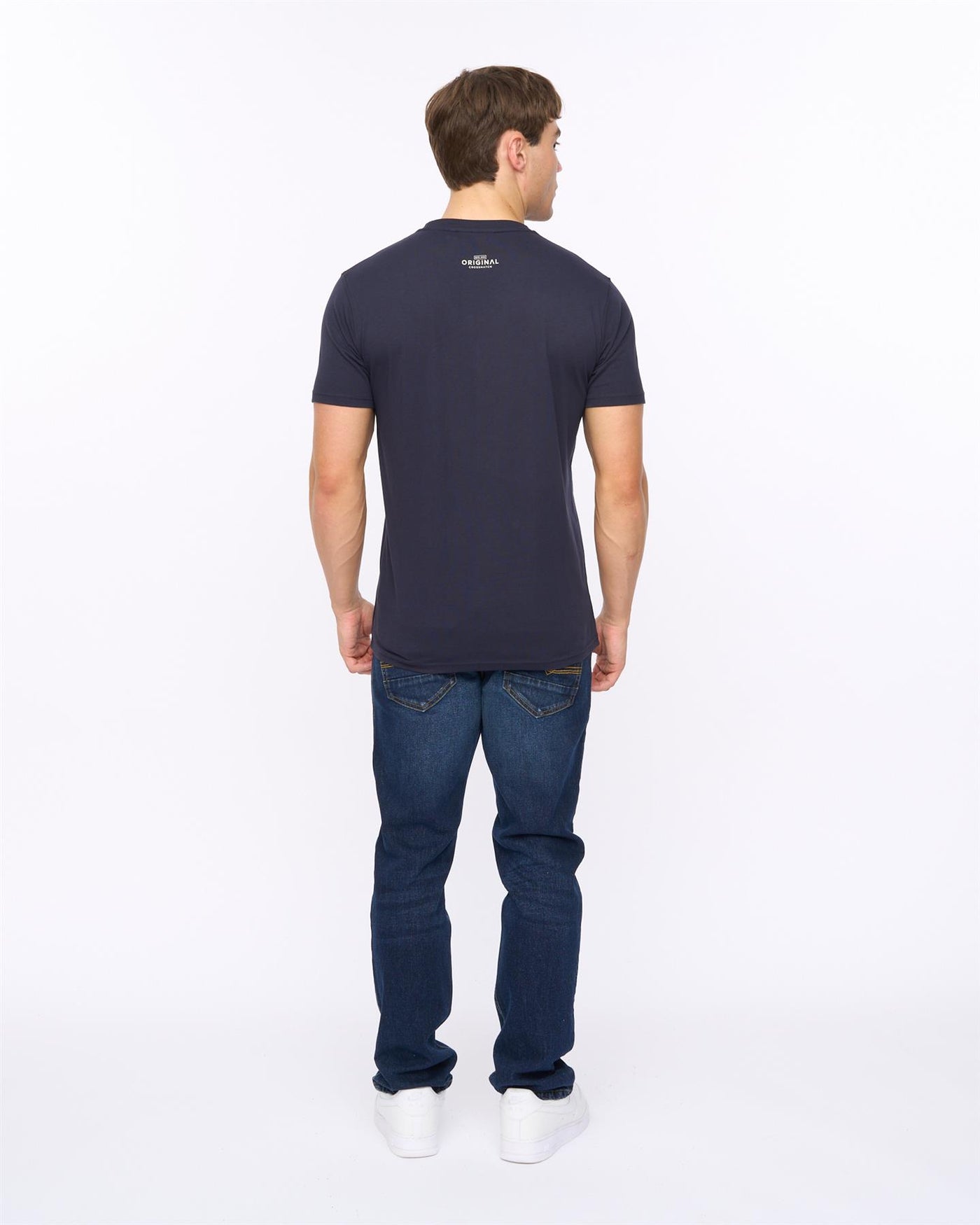 Mens Chevin T-Shirt Navy
