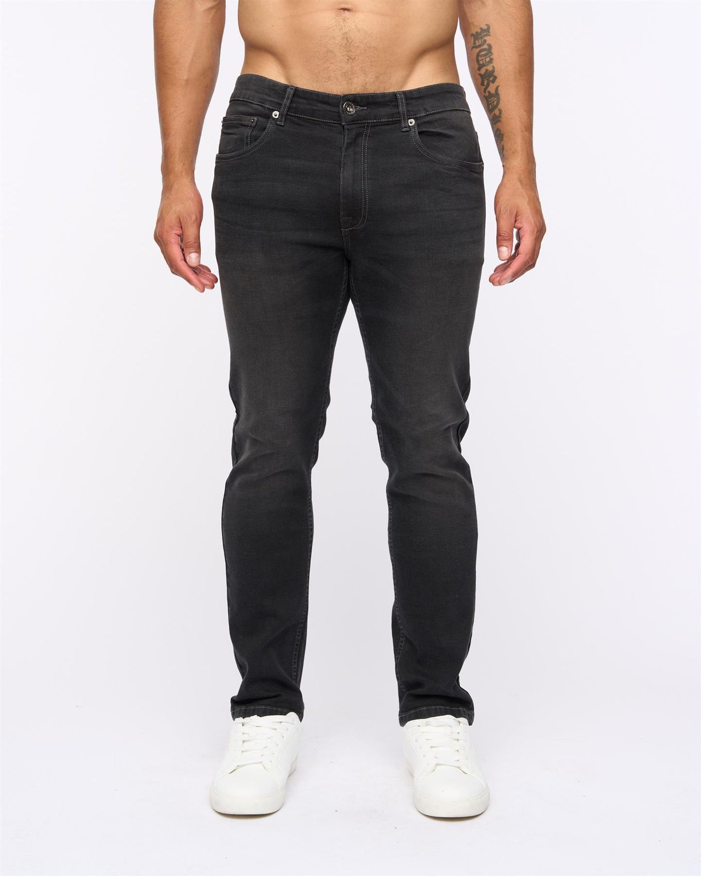 Mens Abingdon Slim Fit Jeans Black