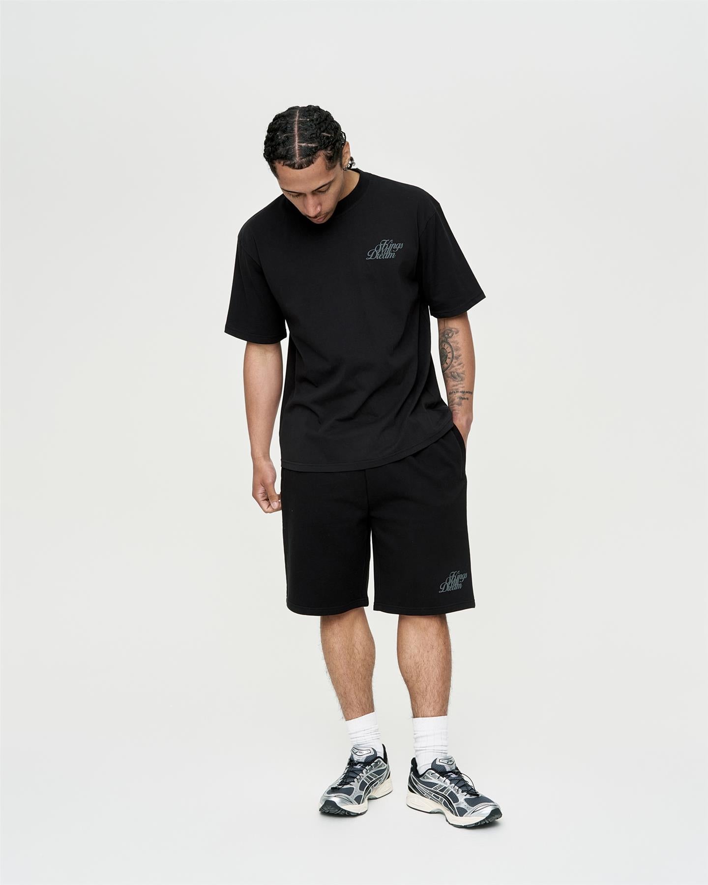 Mens Studio Scripted T-Shirt Black