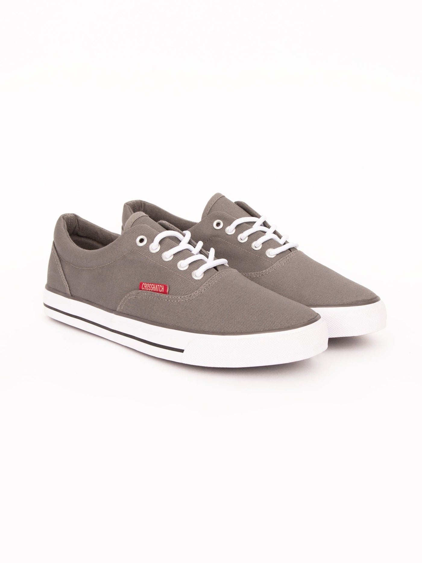 Mens Skywalk Canvas Pumps Grey