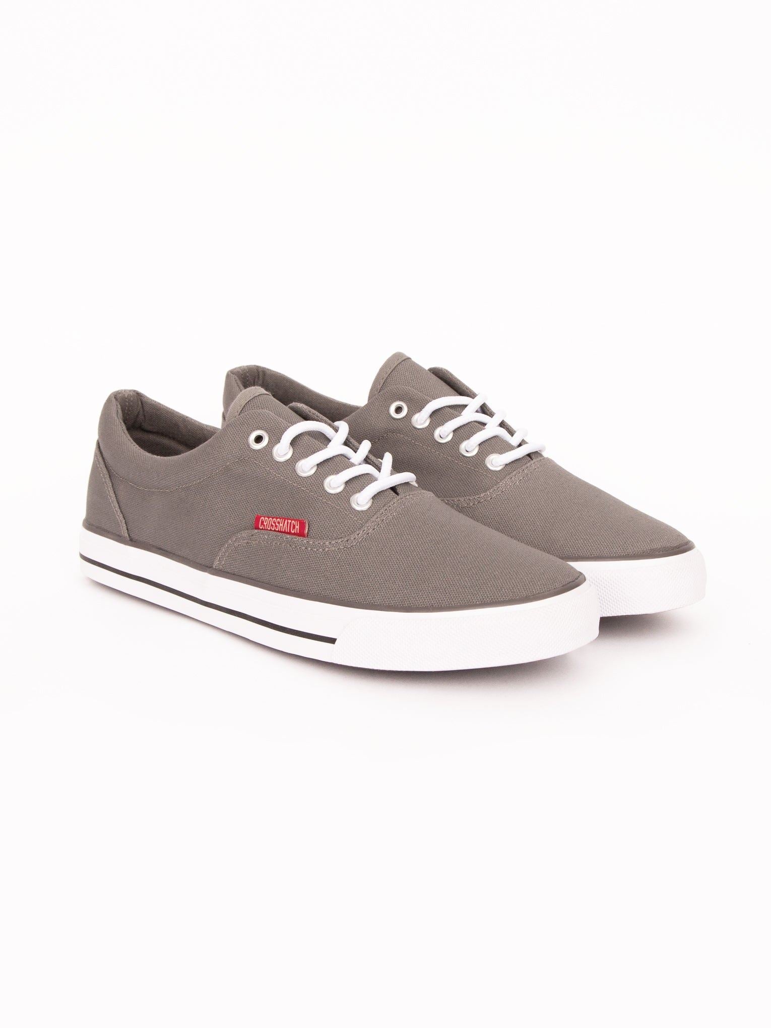 Mens Skywalk Canvas Pumps Grey