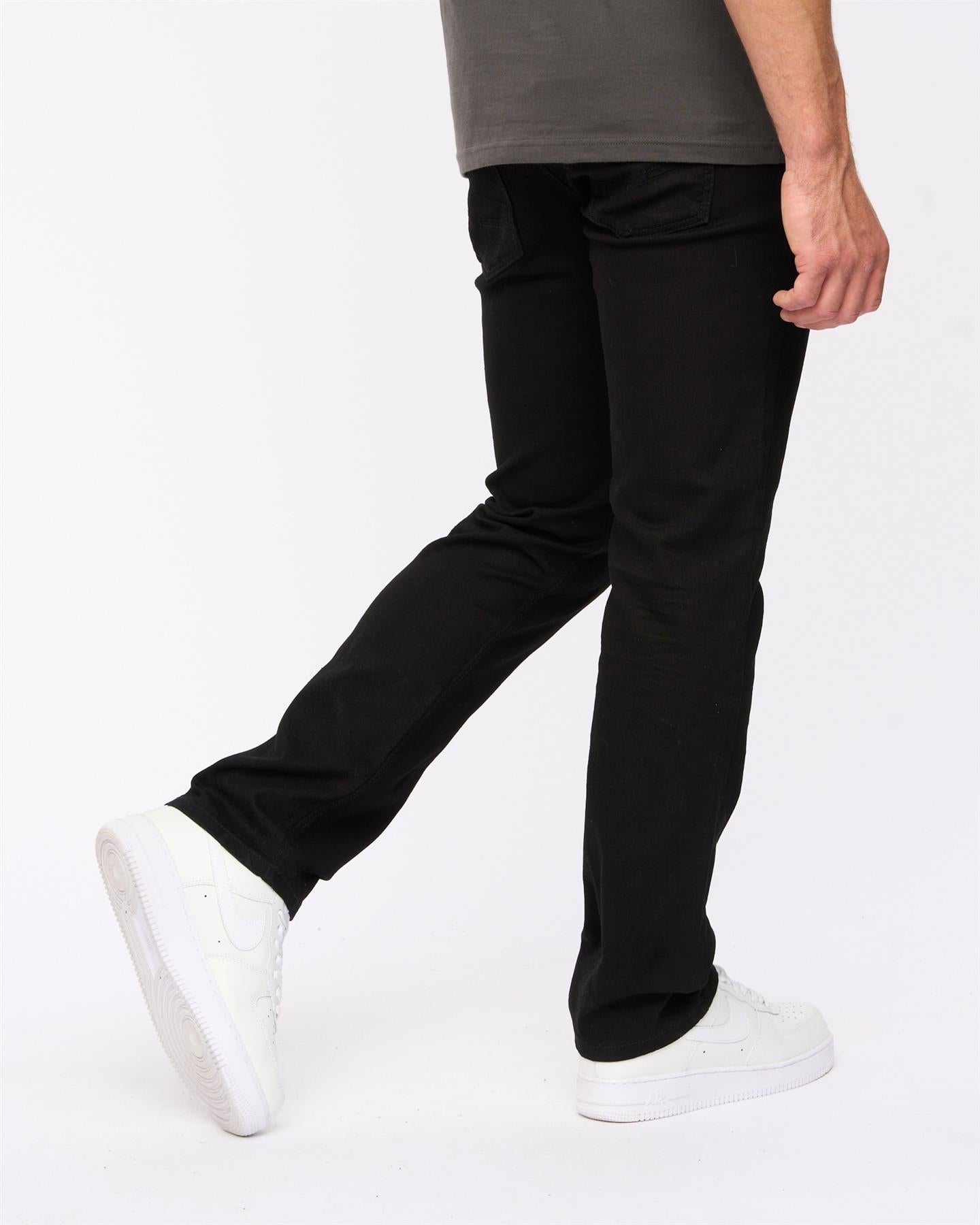 Cadman Straight Jeans Solid Black