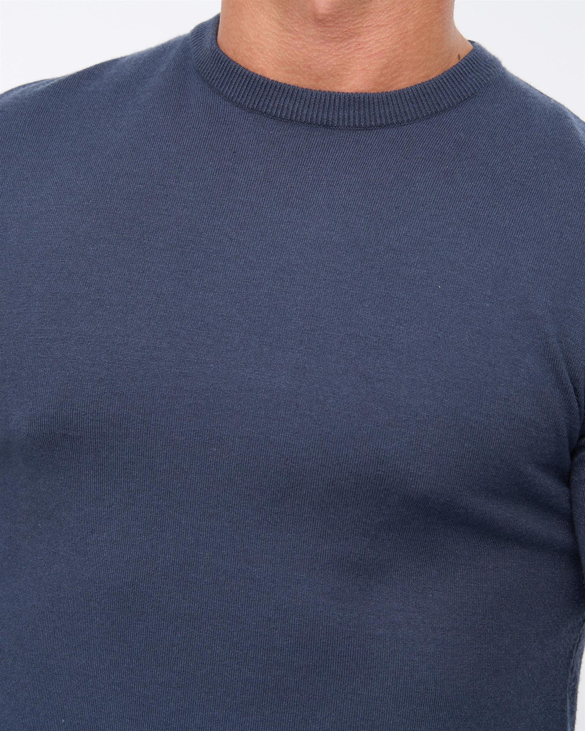 Mens Consenza Crew Knit Navy