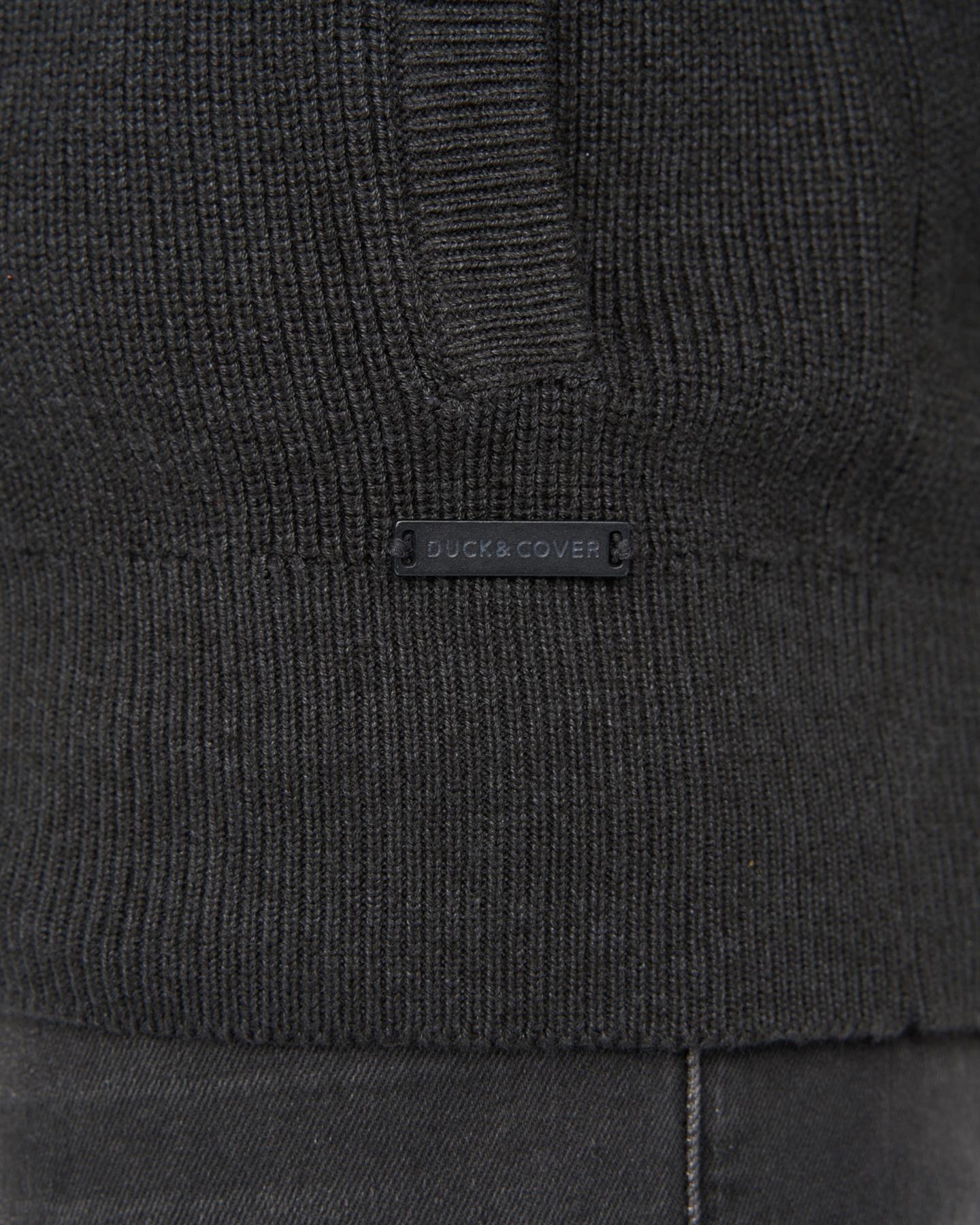 Mens Venosa Shawl Cardigan Charcoal