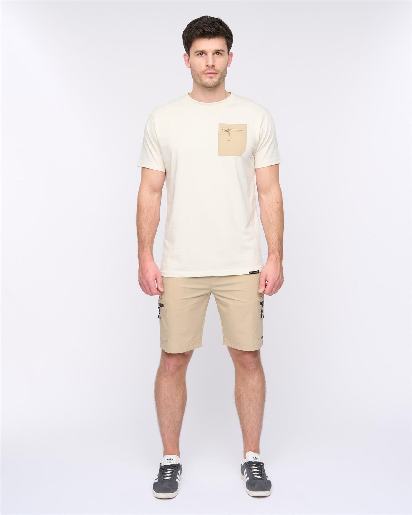 Mens Puretore Shorts Stone