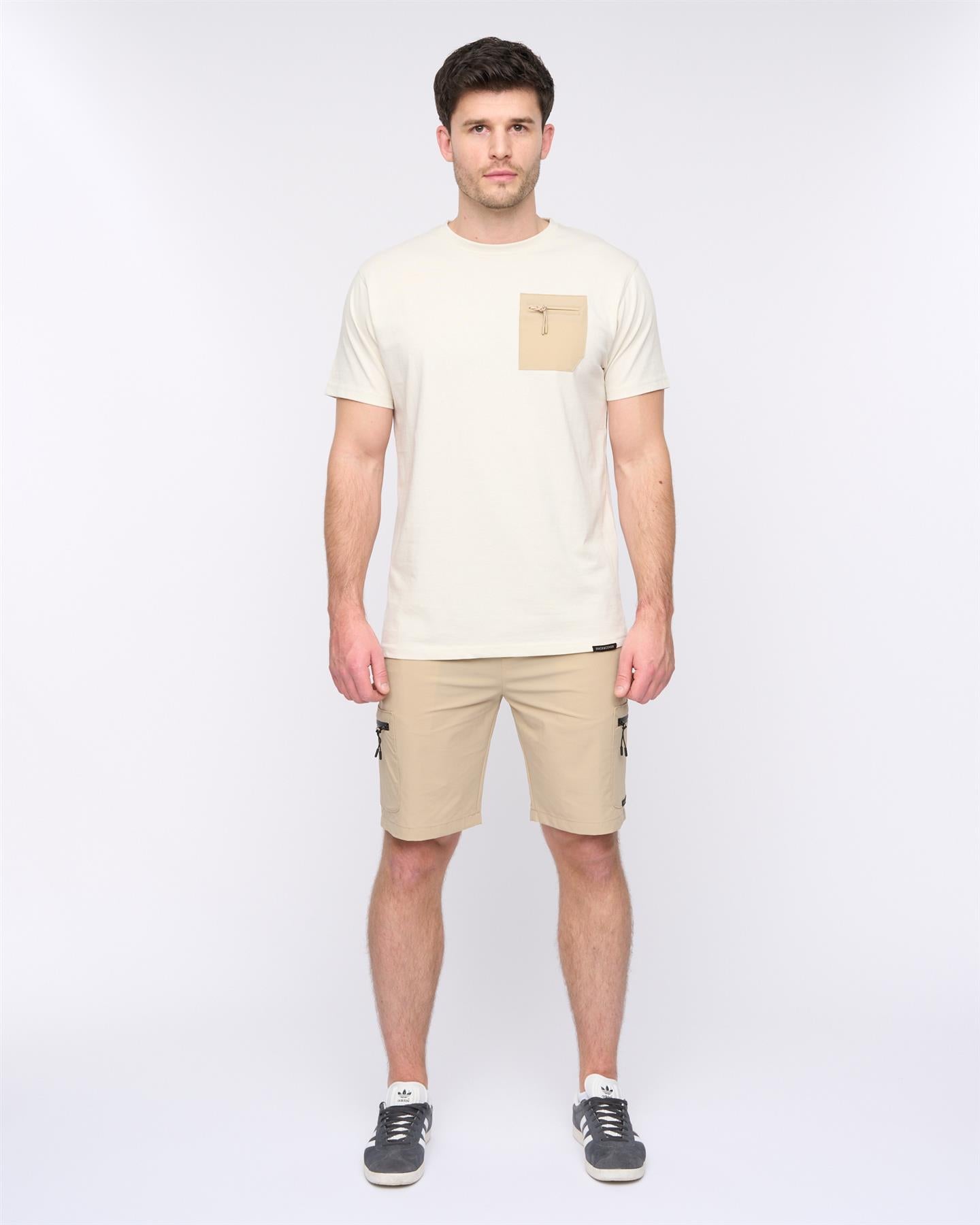 Mens Puretore Shorts Stone