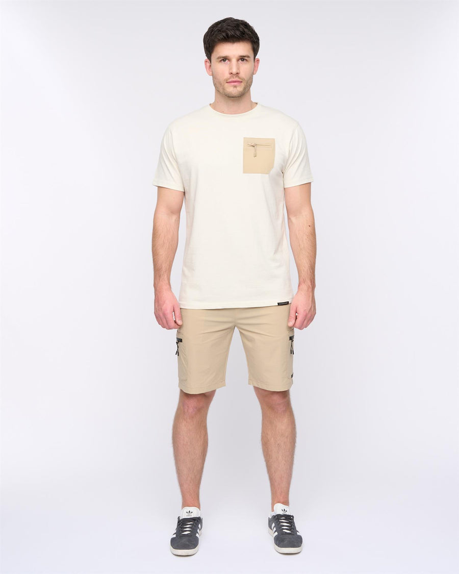 Mens Puretore Shorts Stone