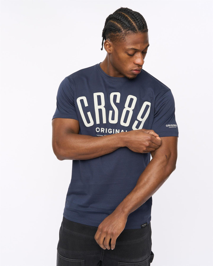 Mens Hallfell T-Shirt Navy