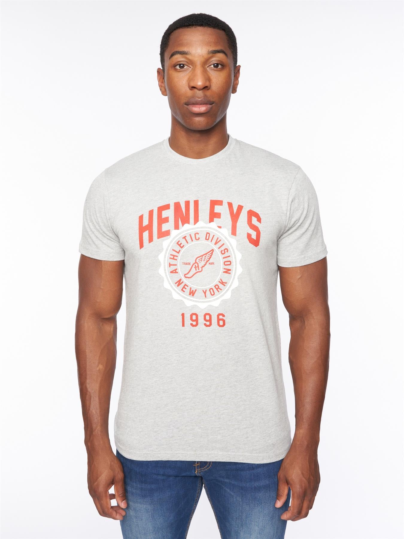 Mens Tipton T-Shirt Grey Marl