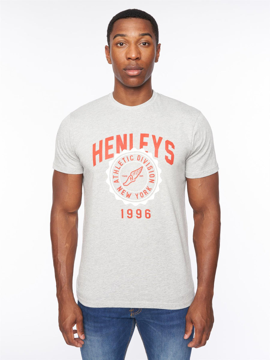 Mens Tipton T-Shirt Grey Marl
