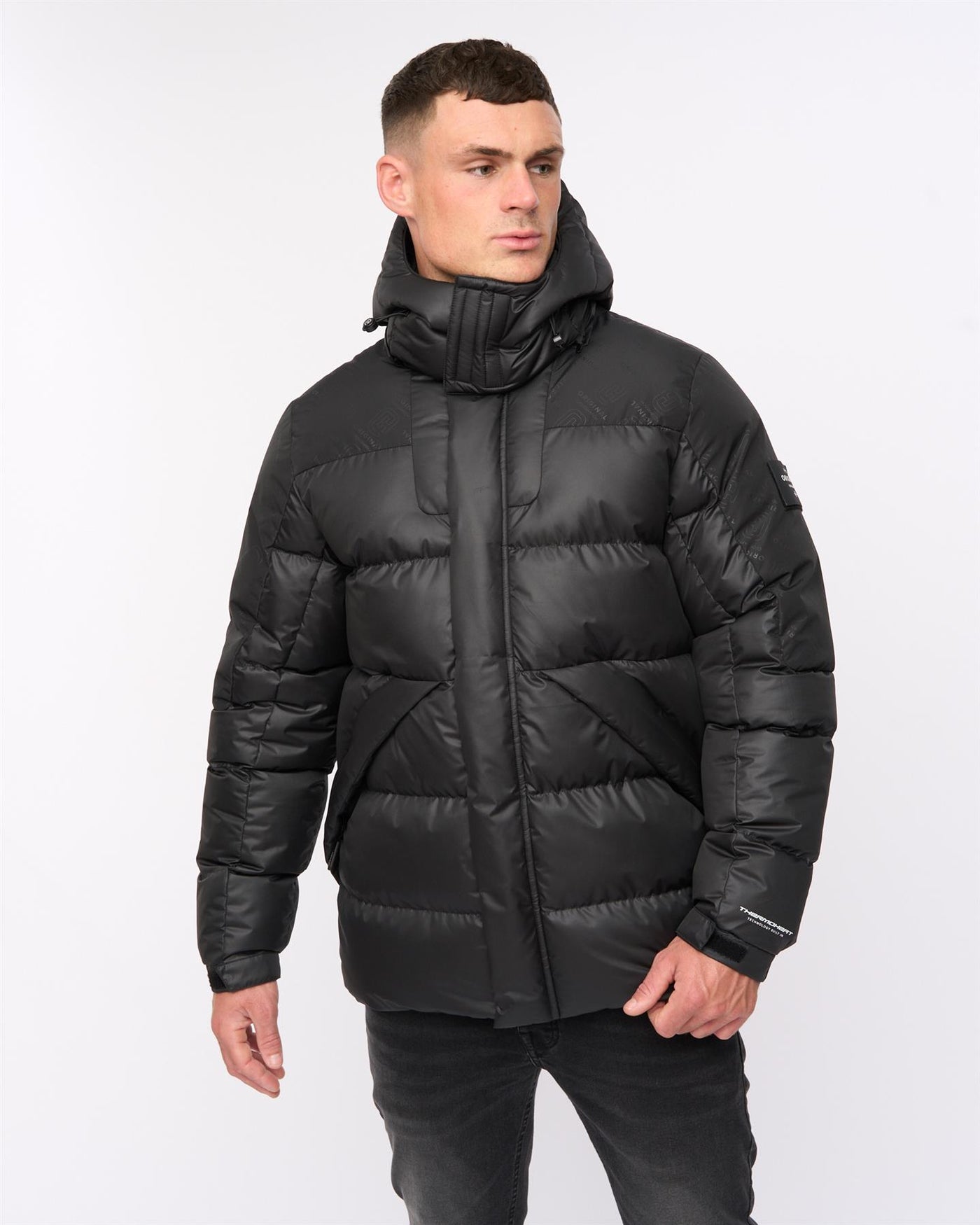 Mens Camptor Panel Jacket Black